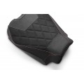 LUIMOTO DIAMOND GREZZO Rider Seat Cover for OE LOW SEAT For DUCATI STREETFIGHTER V4 / S (20-24)